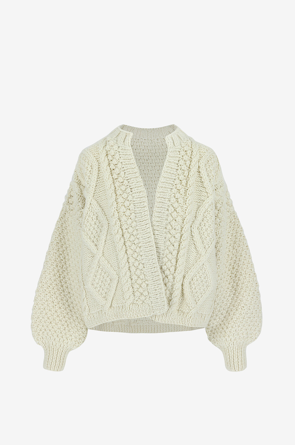 Cashmere and cotton cardigan - HEMISPHERE - CAMEL - Bongénie