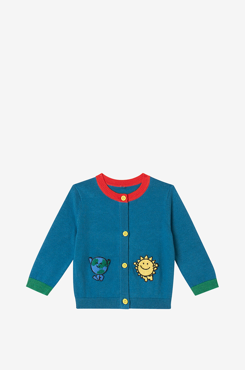 Earth Friends baby cotton and wool cardigan