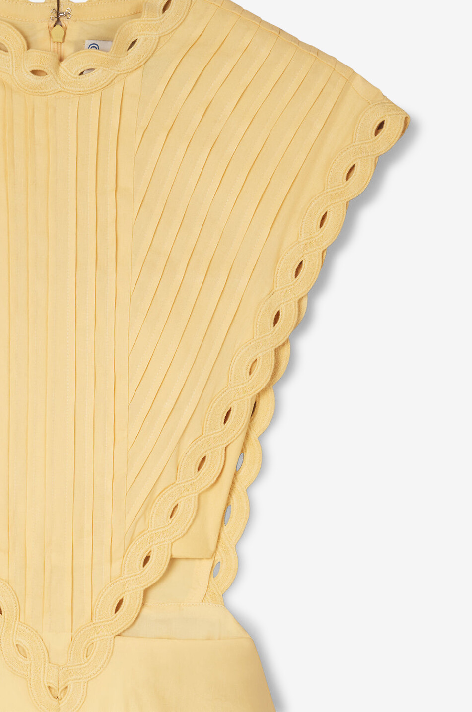 TRESSE PARIS Mini-Leinenkleid mit Taillenausschnitt Renata Damen GELB 2