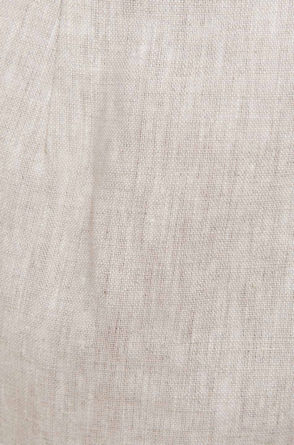 REFORMATION Anita Oatmeal cropped linen vest Women BEIGE 2