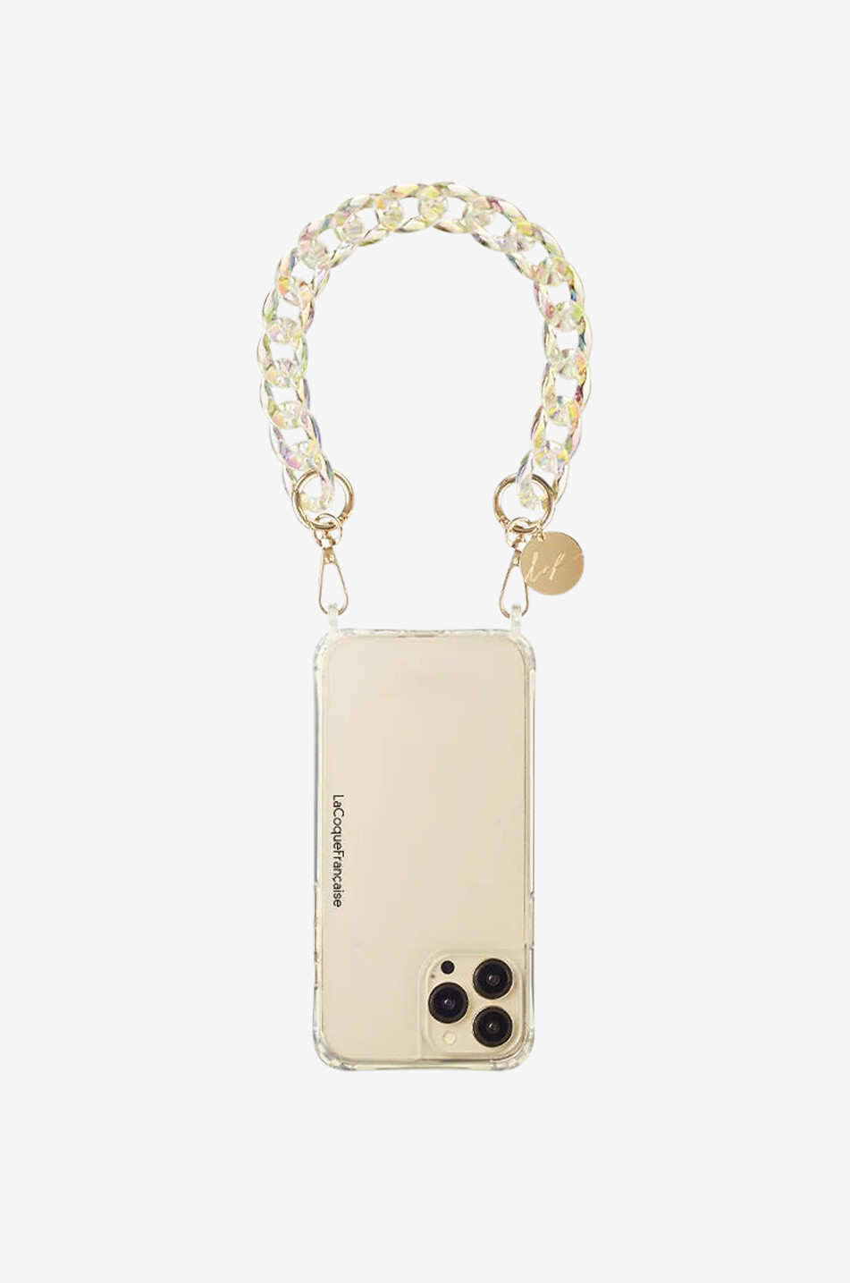 LACOQUEFRANCAISE Sarah Crystal phone chain strap Women Colourless 1