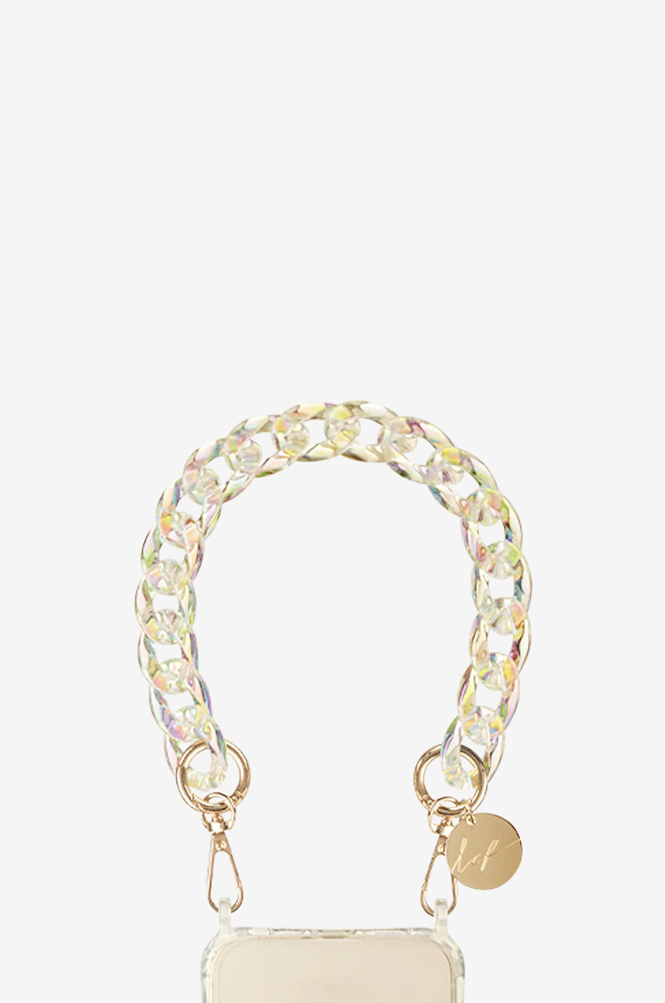 LACOQUEFRANCAISE Sarah Crystal phone chain strap Women Colourless 2