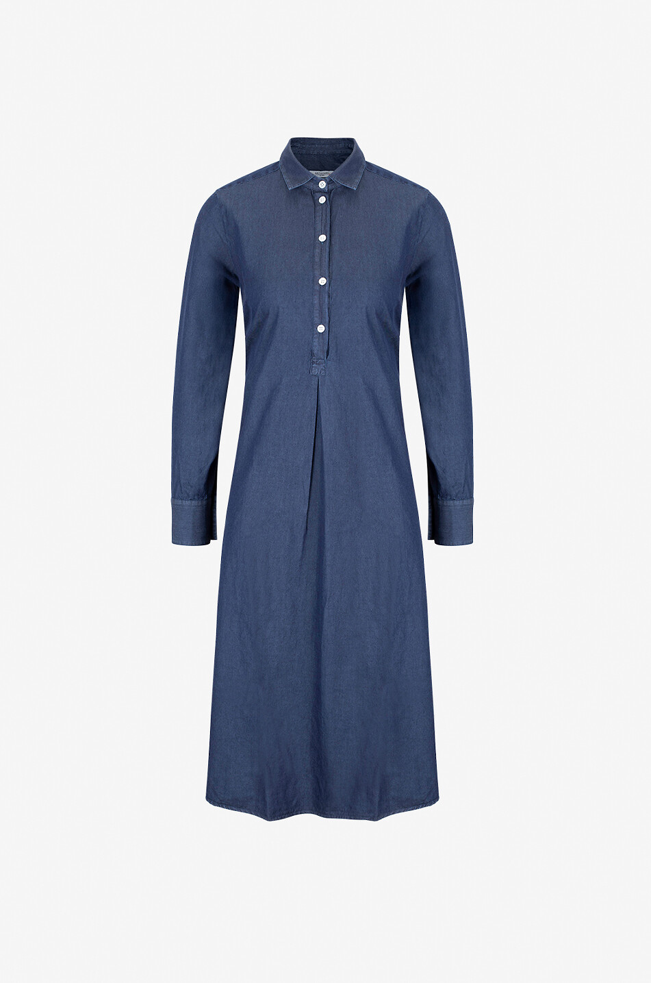 Cora denim midi shirt dress