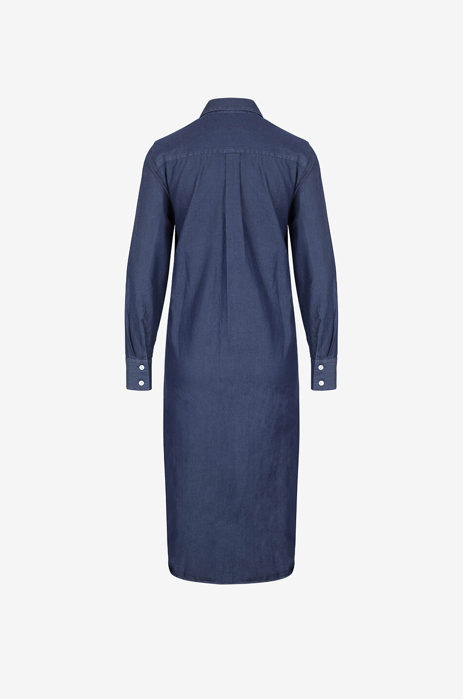 ARTIGIANO Cora denim midi shirt dress Women BLUE 2
