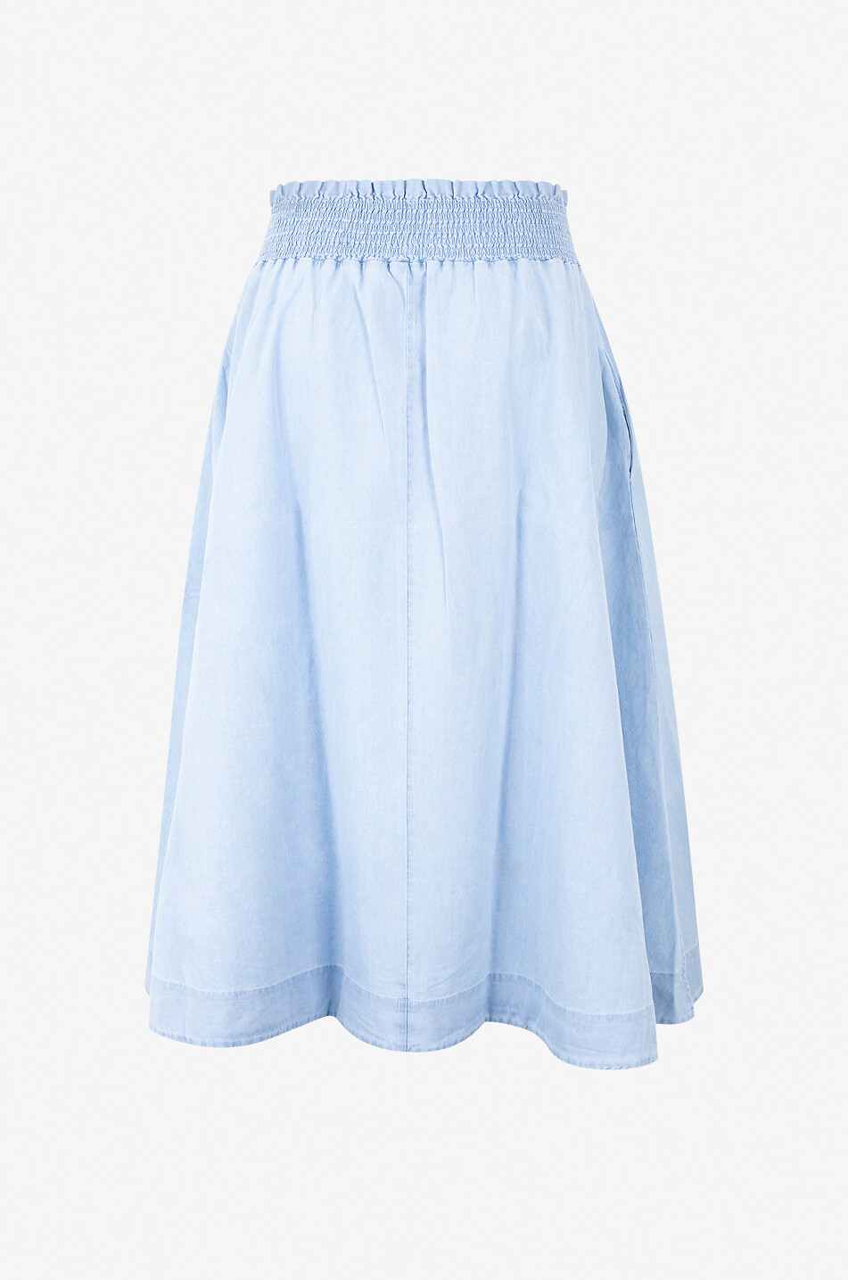 ARTIGIANO Midirock aus leichtem Denim Damen BLAU 2