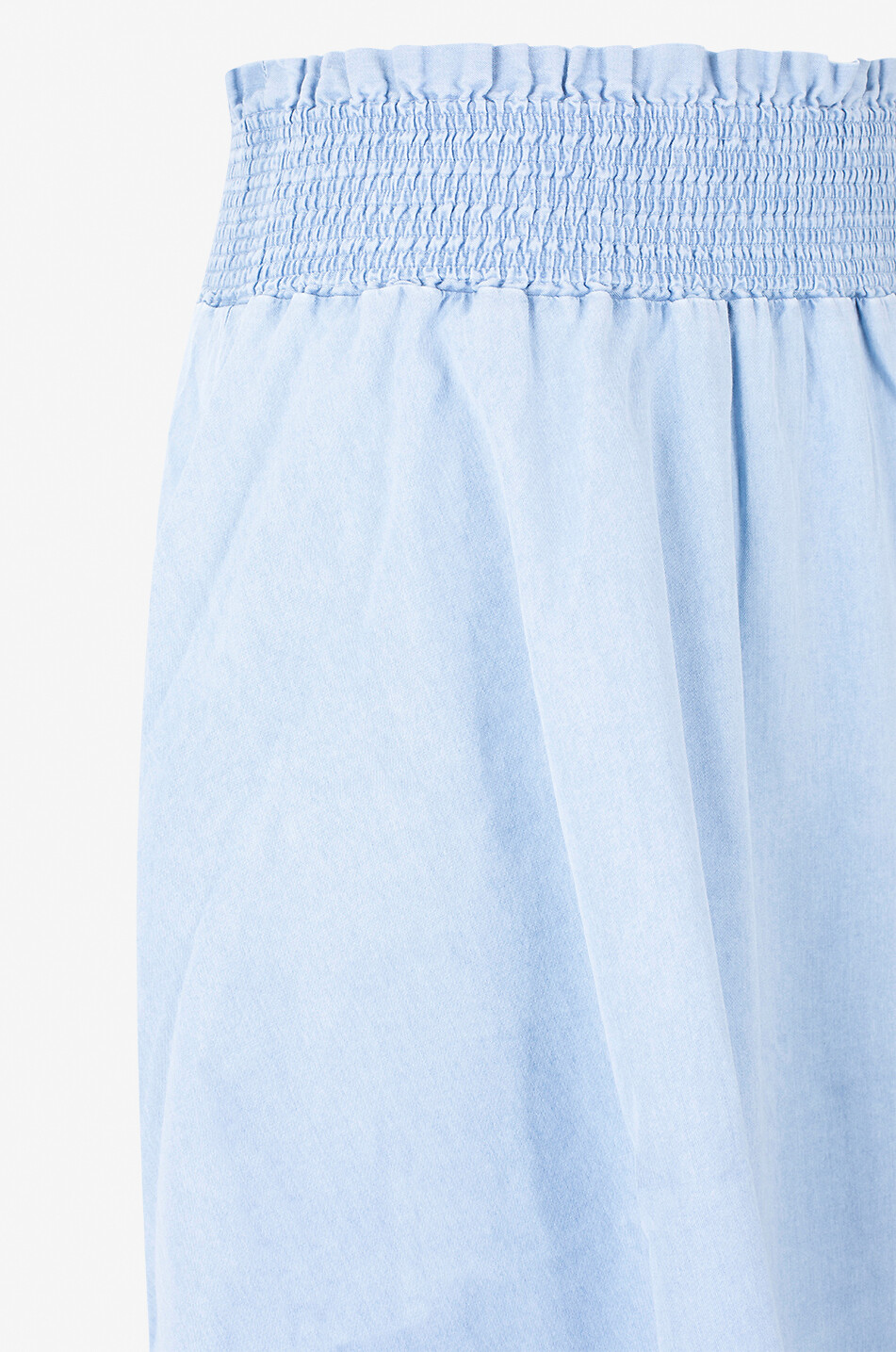 ARTIGIANO Midirock aus leichtem Denim Damen BLAU 3