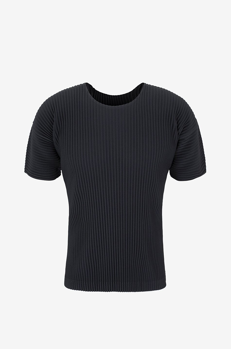 T-shirt plissé à manches courtes Basics