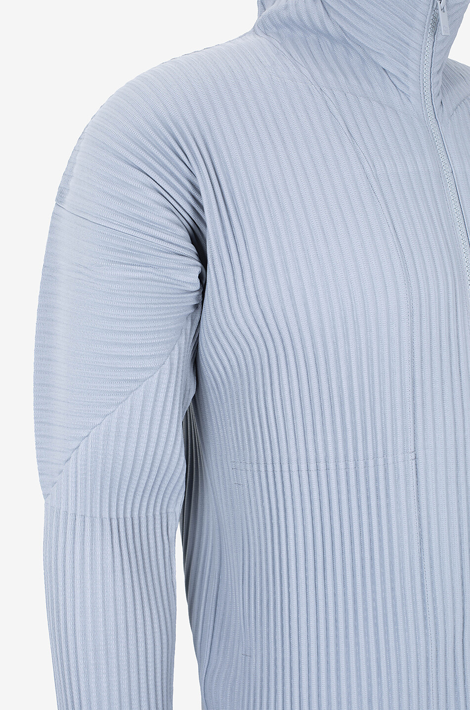 HOMME PLISSÉ ISSEY MIYAKE Veste survêtement en maille plissée Color Pleats Homme GRIS 3