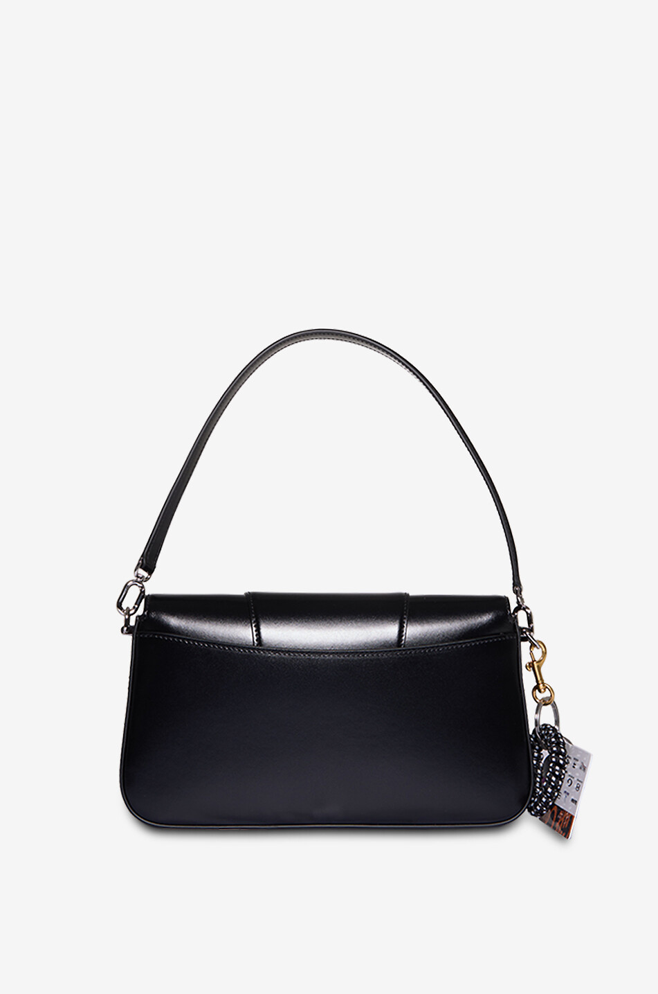 BALENCIAGA Glattlederschultertasche Hourglass Medium Sling Charms Damen SCHWARZ 3