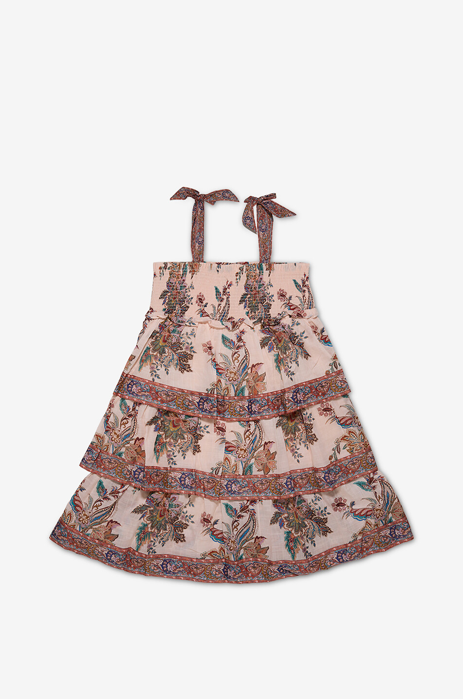 Rhiannon Tiered Spliced girls' voile sundress
