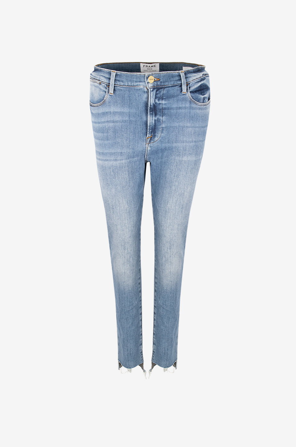 Jean en coton mélangé High Skinny Raw Stagger