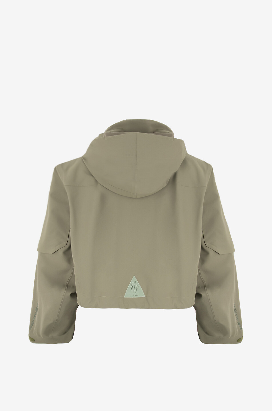 MONCLER GRENOBLE Kibira cropped boxy hooded parka Women GREEN 2