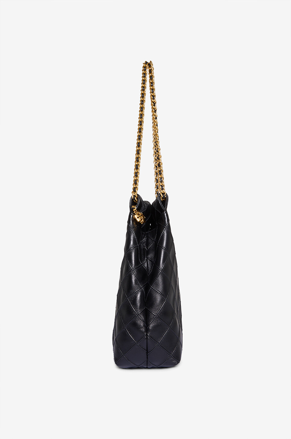 TORY BURCH Fleming quilted leather handbag Women BLACK 4