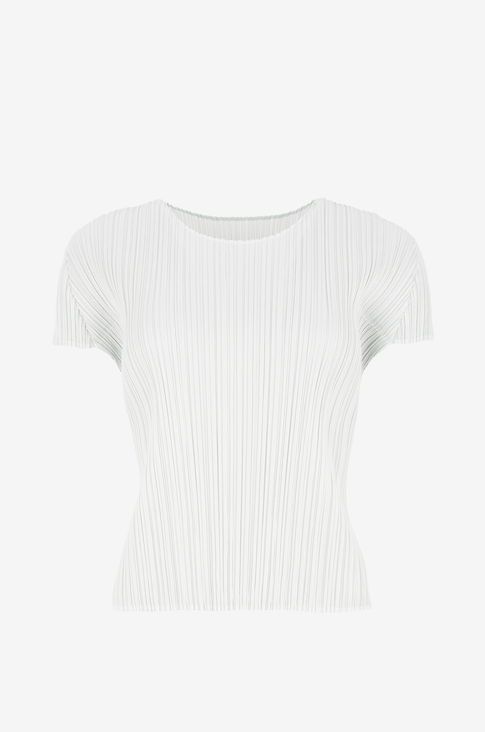 PLEATS PLEASE T-shirt en crêpe plissé Monthly Colors: April Femme VERT CLAIR 1