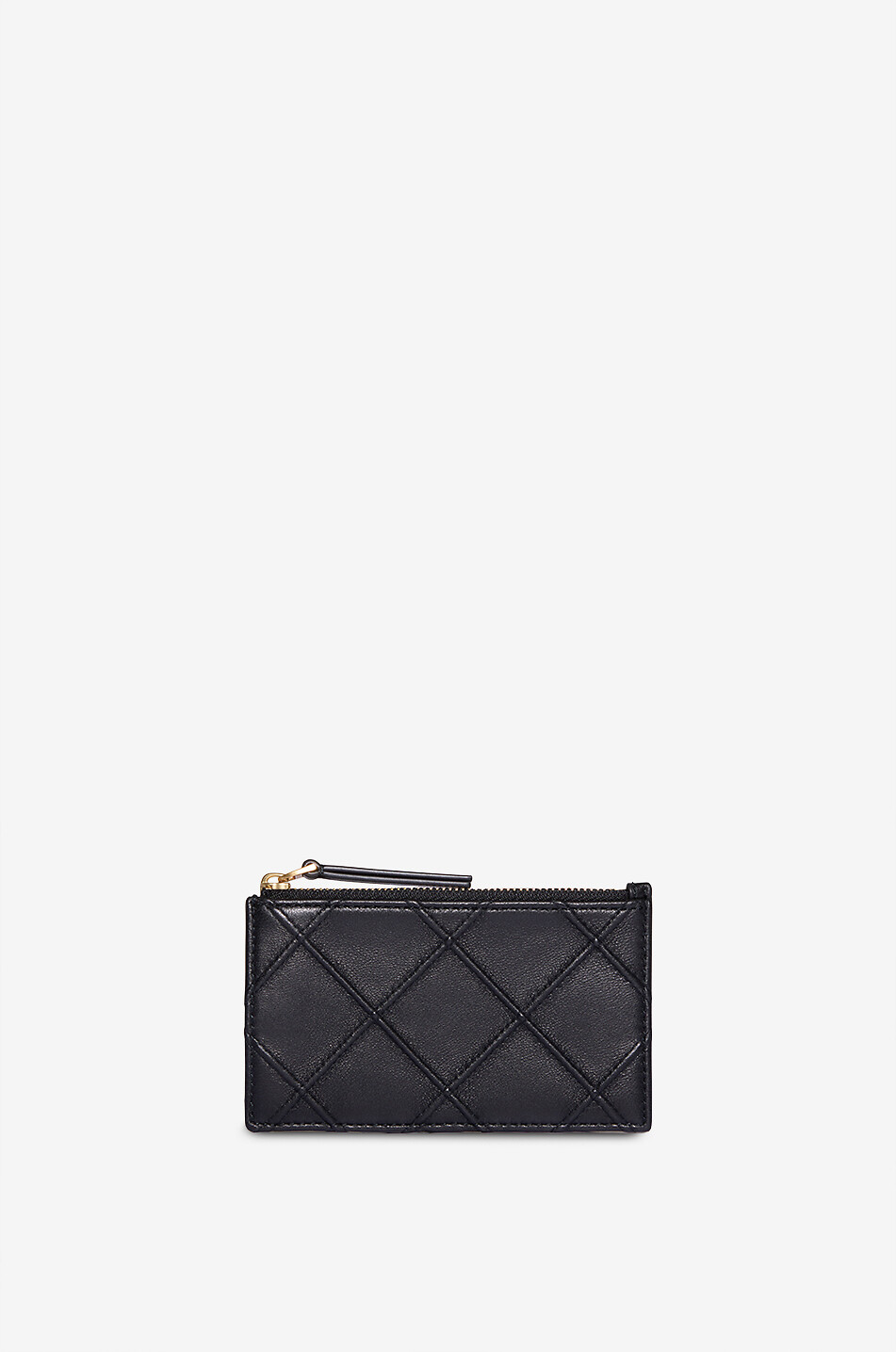 TORY BURCH Fleming nappa leather card holder Women BLACK 2