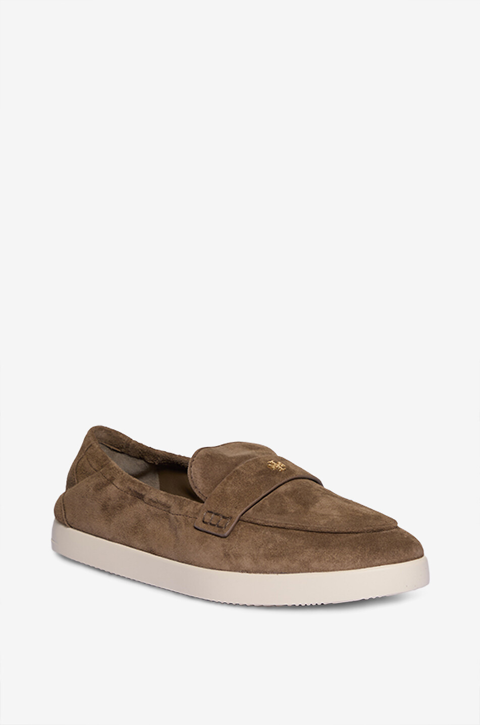 TORY BURCH Mocassins en daim Sport Femme MARRON 1