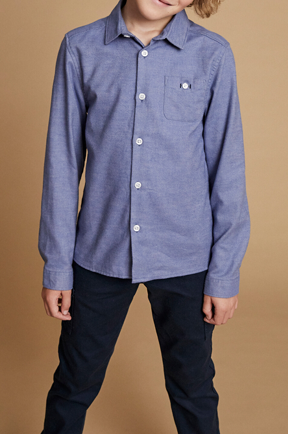 J&JOSH Chemise en flanelle à manches longues garçon Garçon BLEU 3