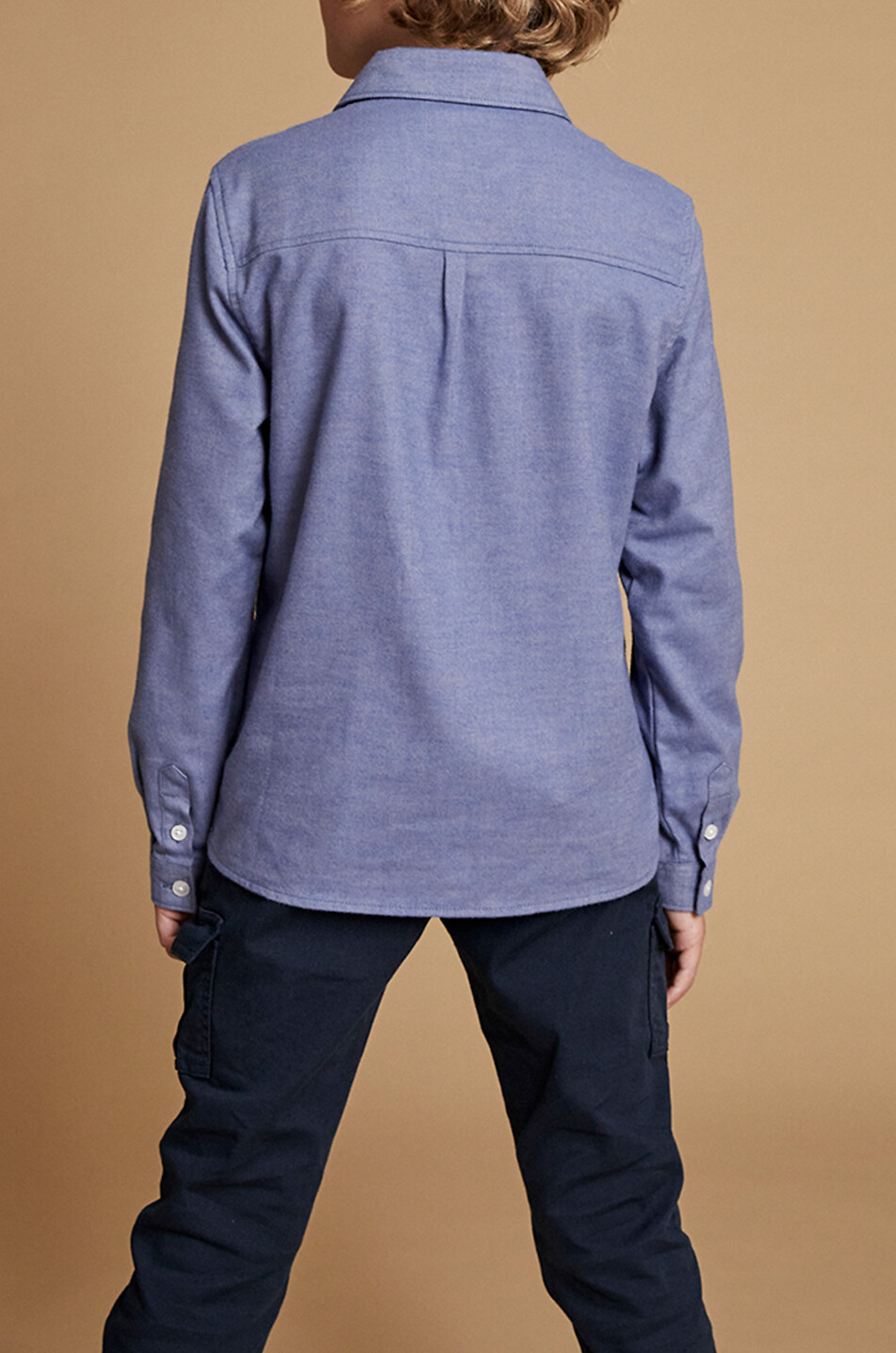 J&JOSH Chemise en flanelle à manches longues garçon Garçon BLEU 4