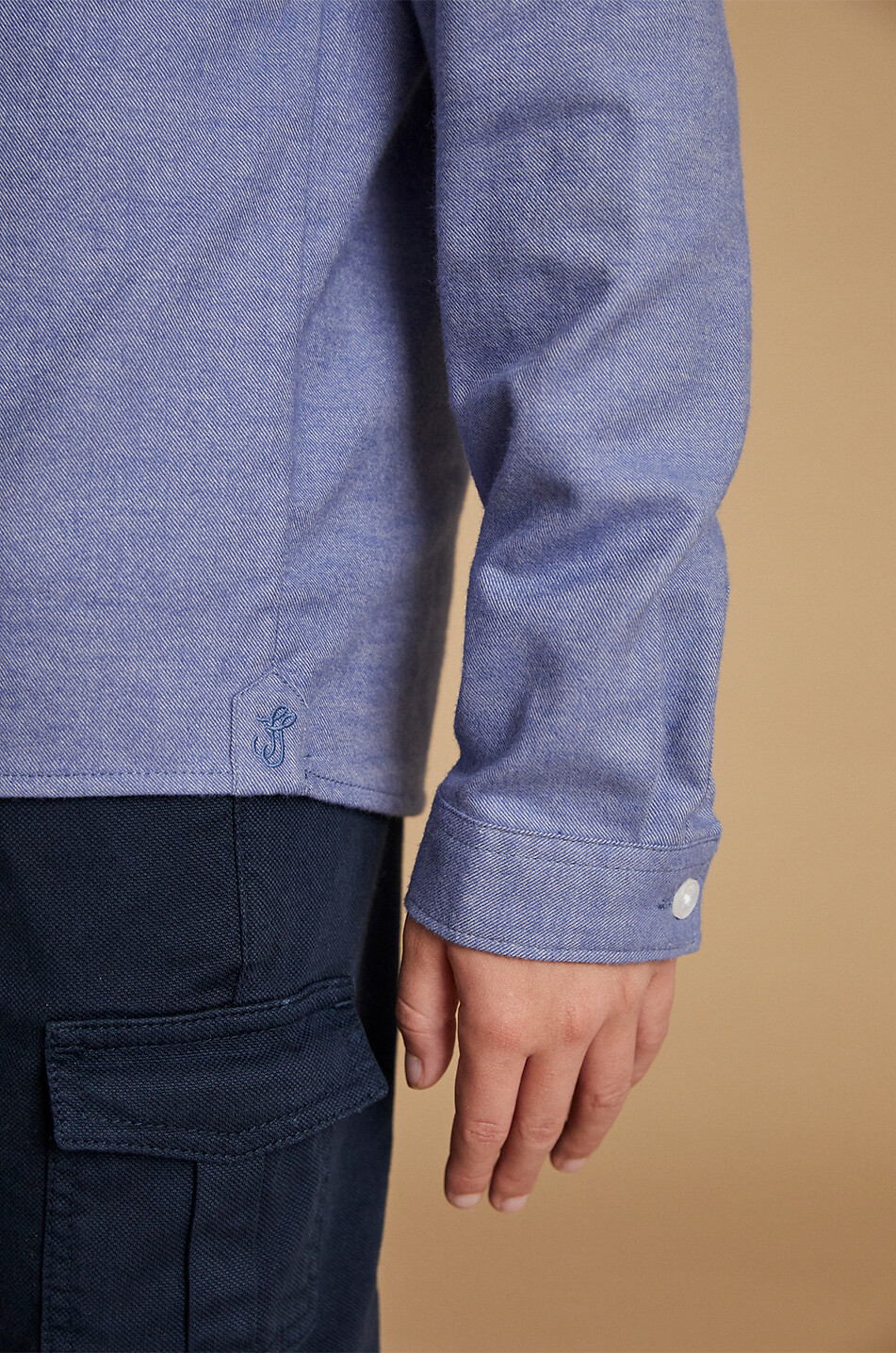 J&JOSH Chemise en flanelle à manches longues garçon Garçon BLEU 6