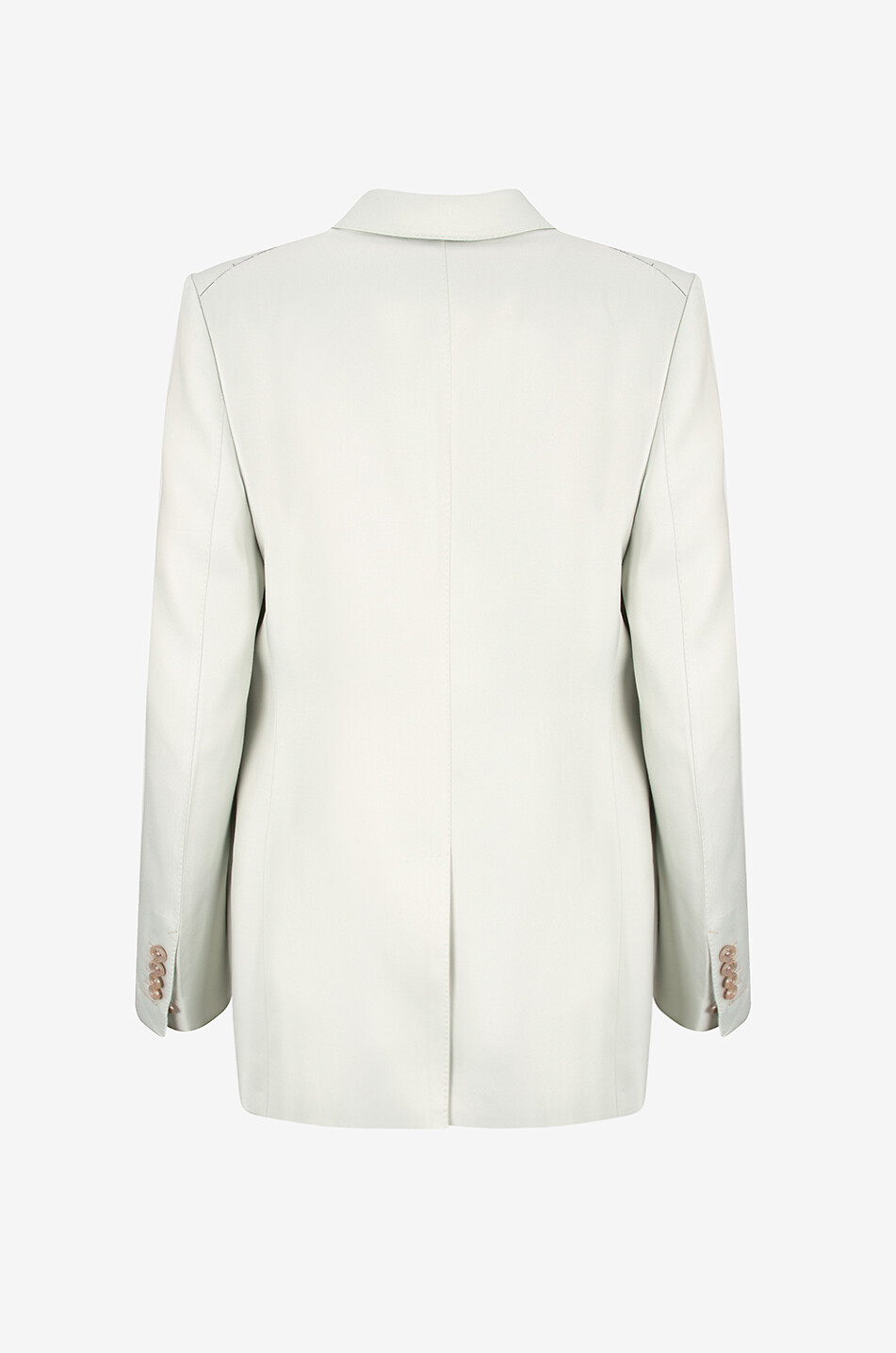 TOM FORD Blazer à boutonnage simple en sergé de soie Wallis Femme VERT CLAIR 2