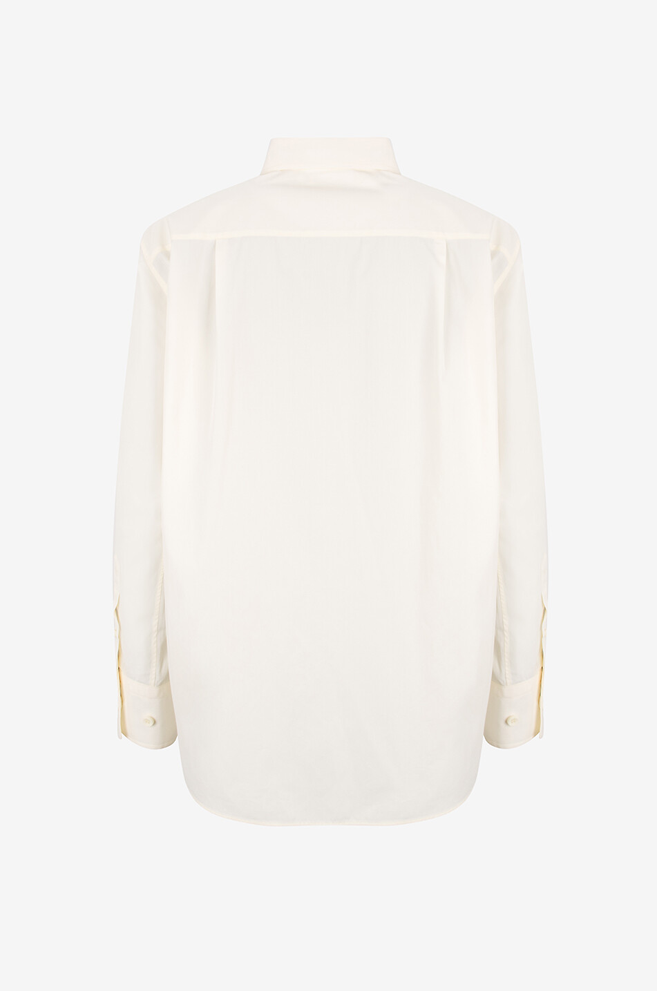 PHOEBE PHILO Sharp Collar poplin oversize shirt Women LIGHT YELLOW 2