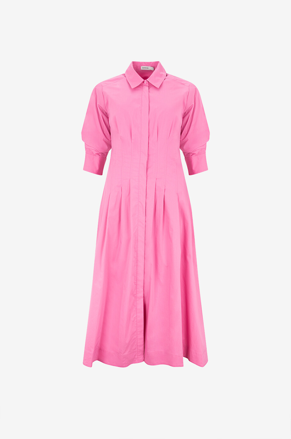 Jazz cotton midi shirt dress