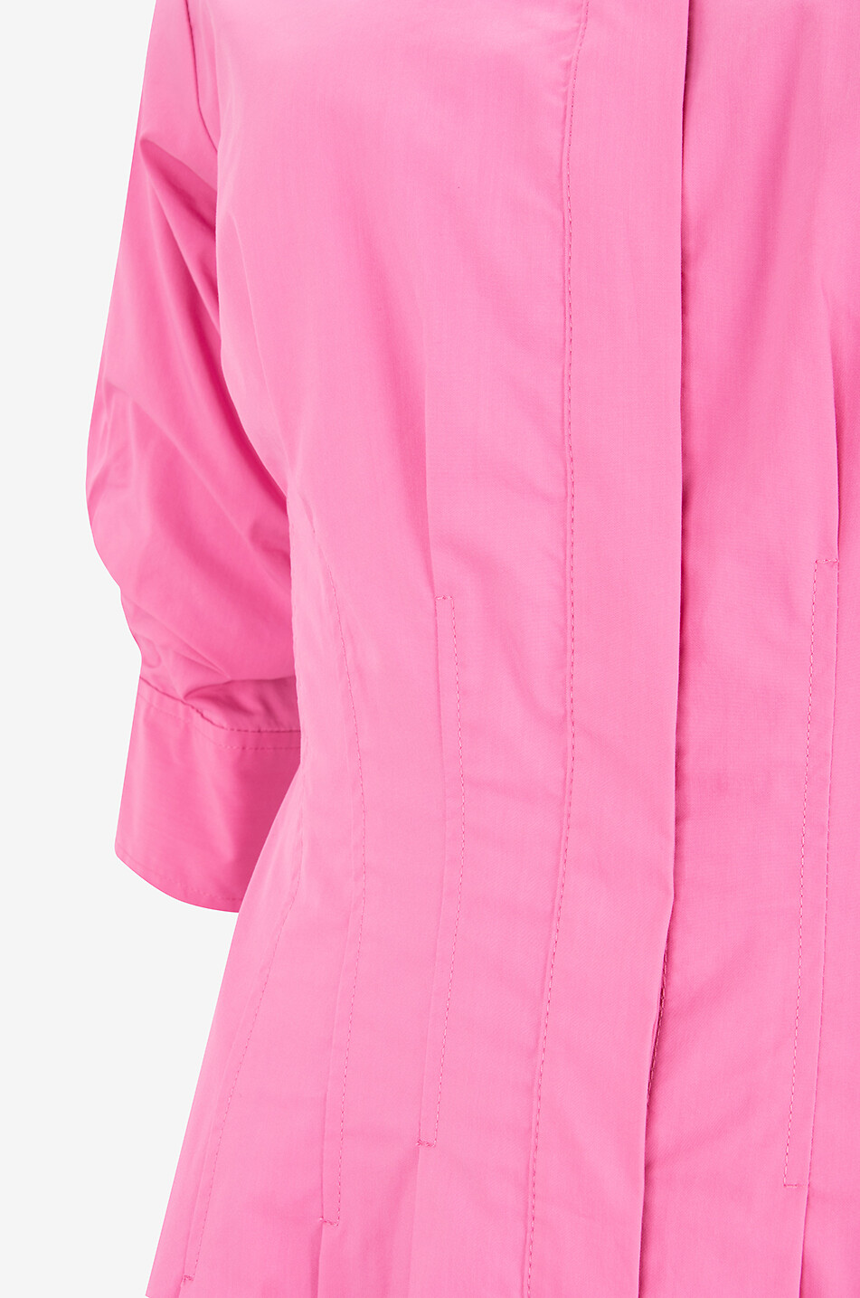 SIMKHAI Jazz cotton midi shirt dress Women PINK 3