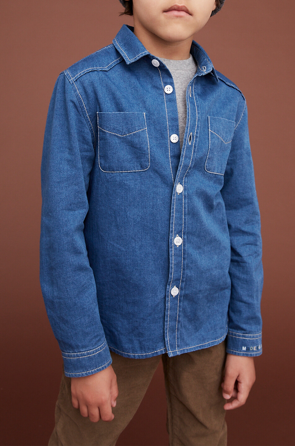 J&JOSH Chemise en denim garçon Made to Play Garçon BLEU 4