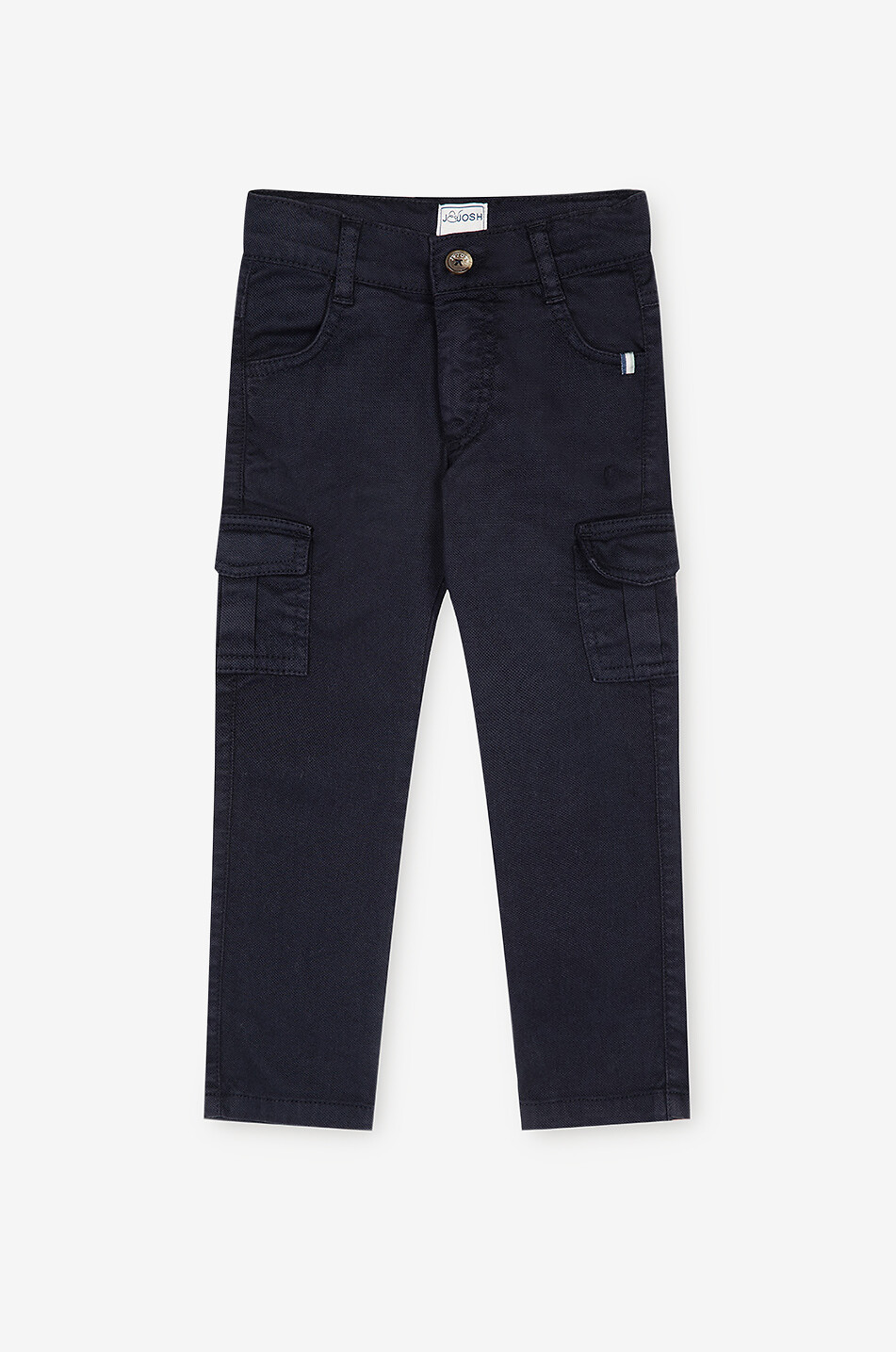 J&JOSH Jungen-Stretch-Canvas-Cargohose Junge DUNKELBLAU 1