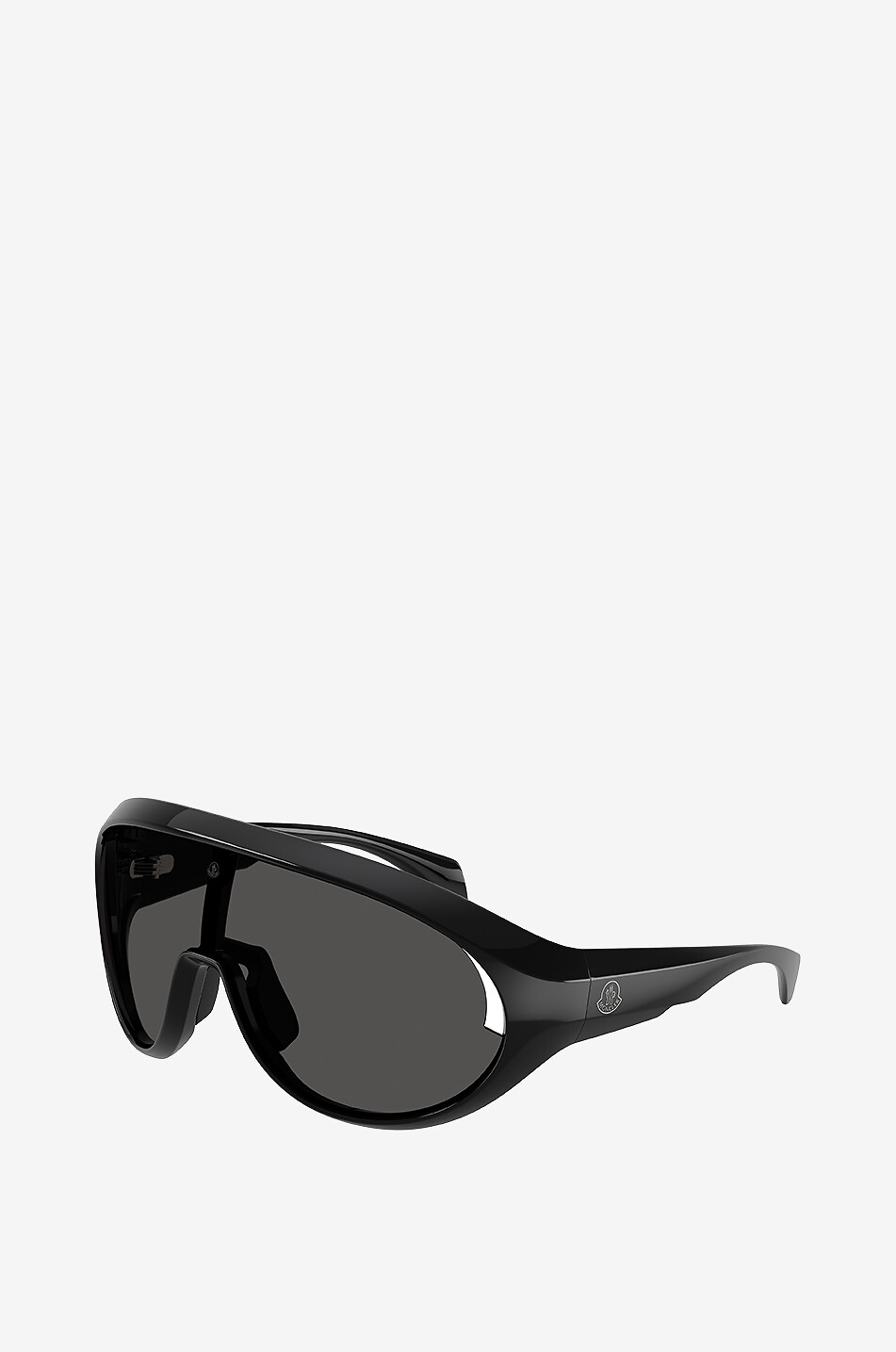 MONCLER Contrast oval acetate sunglasses Women GREY 3