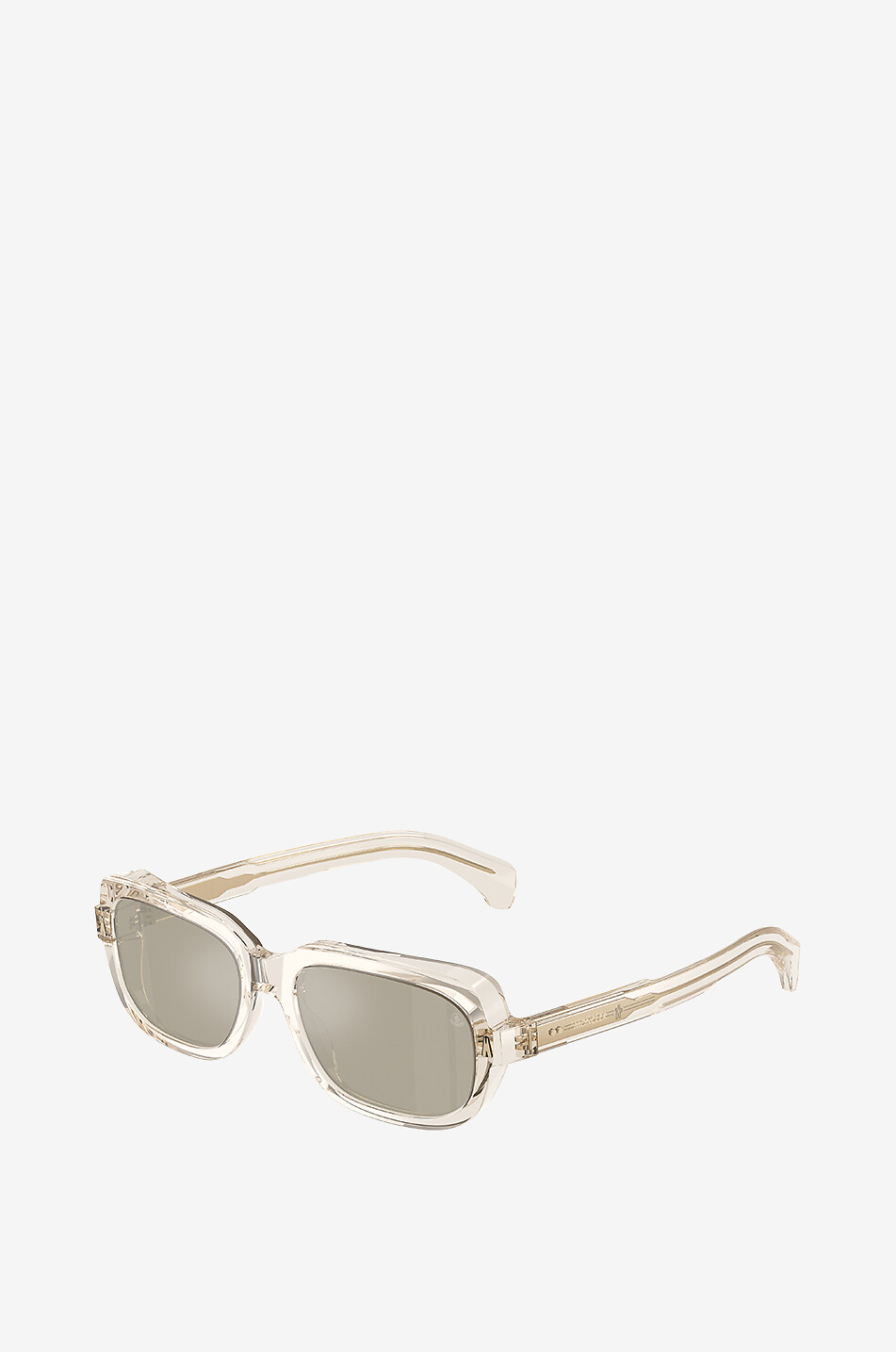MONCLER Lunettes de soleil rectangulaires en acétate Suntrap Femme DORE 2