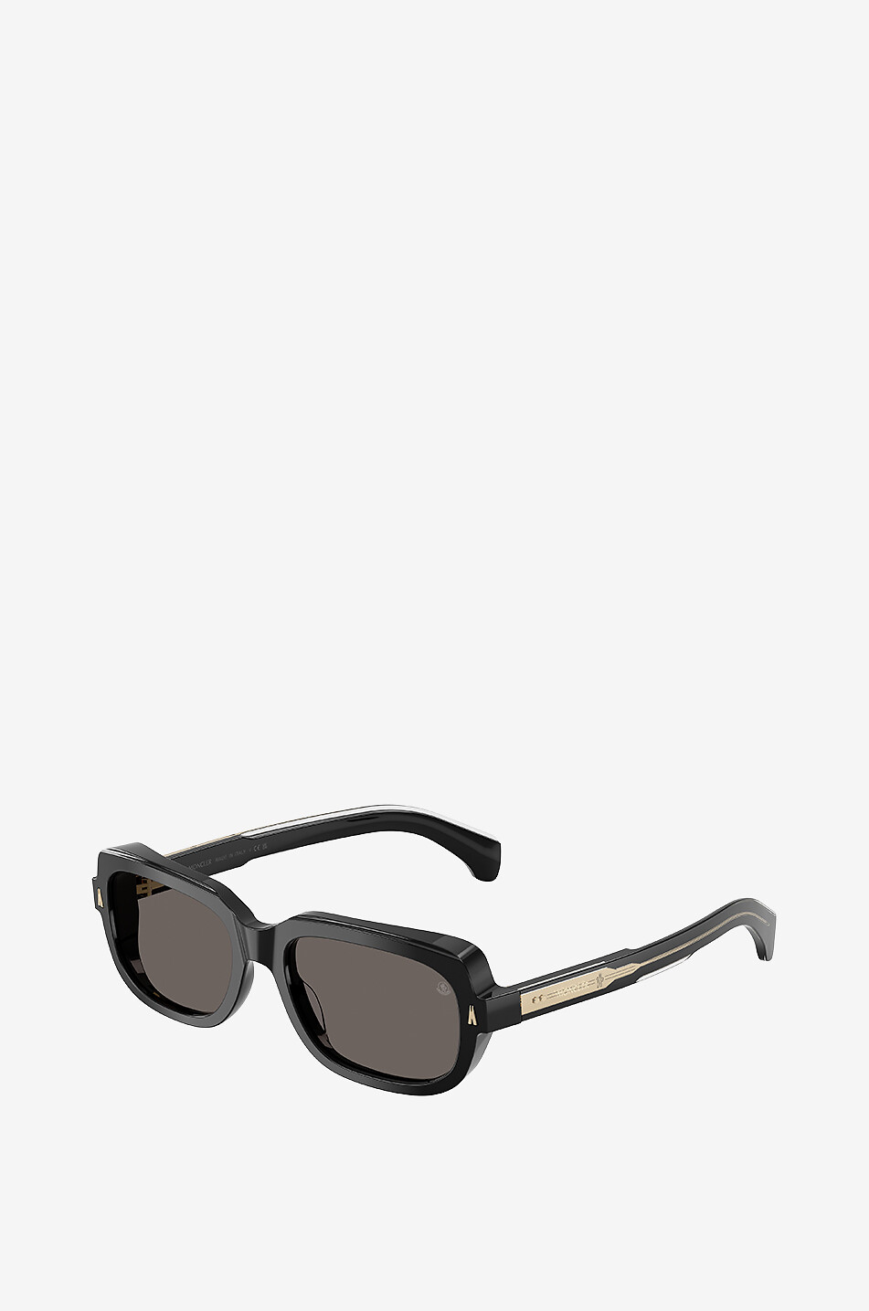 MONCLER Rechteckige Sonnenbrille aus Acetat Suntrap Damen SCHWARZ 2