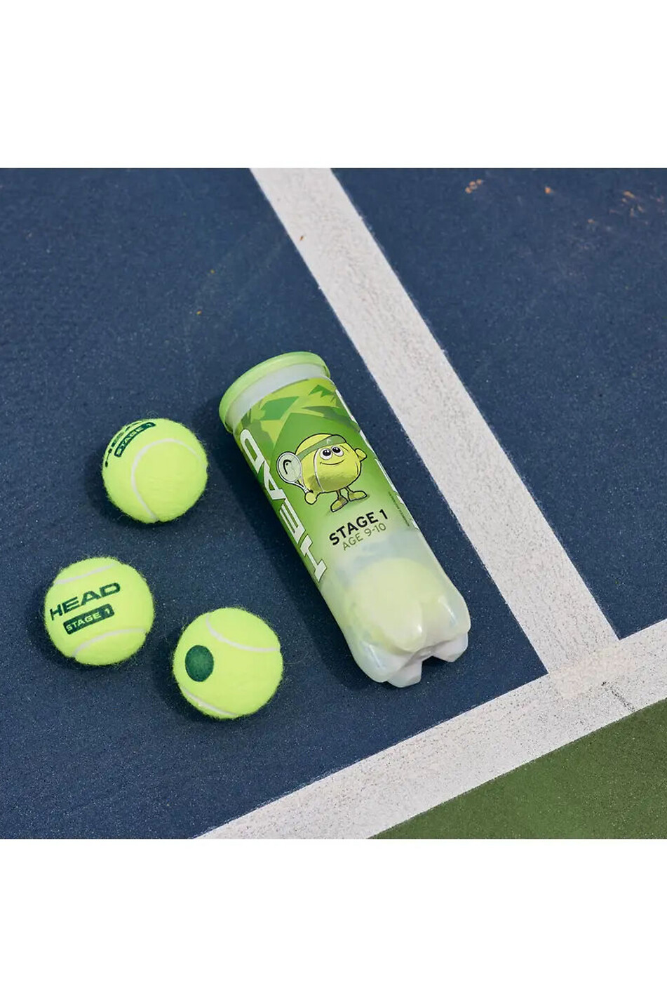 HEAD Stage 1 Green twenty-four tube pack of three tennis balls Unisex Colourless 3