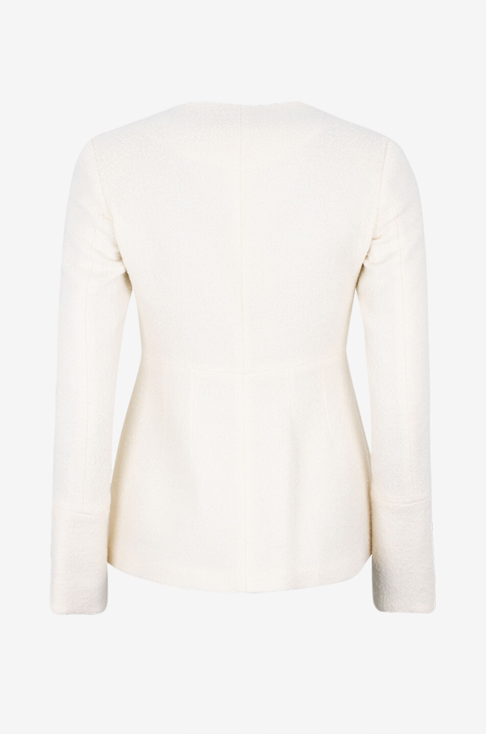 LIBEROWE Haut cintré en tweed léger Amber Femme BLANC CASSE 2
