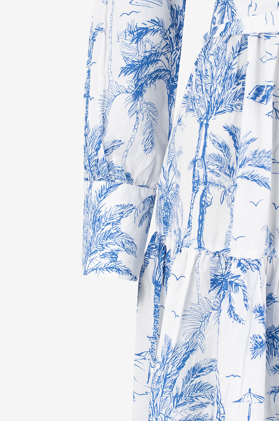 MC2 SAINT BARTH Jensen toile de Jouy printed shirt dress Women MULTI COLOURED 3