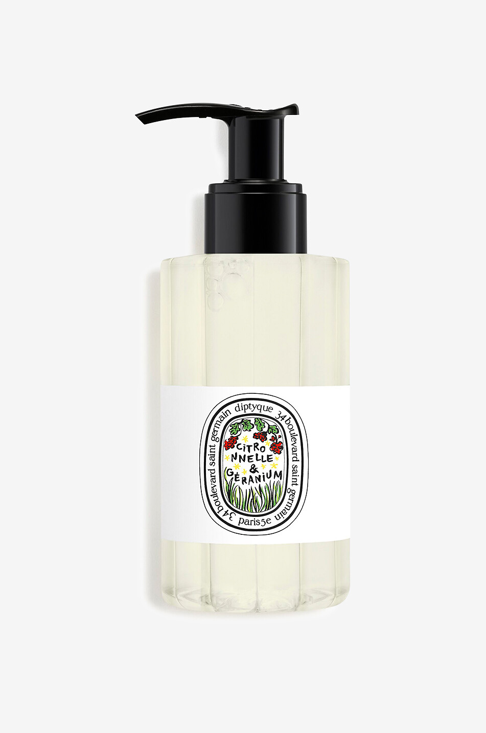 DIPTYQUE Citronelle & Géranium hand and body scented wash gel - 200 ml Unisex Colourless 1