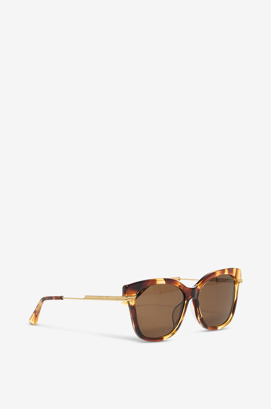 BOTTEGA VENETA Classic Square tortoise effect acetate sunglasses Women BROWN 2