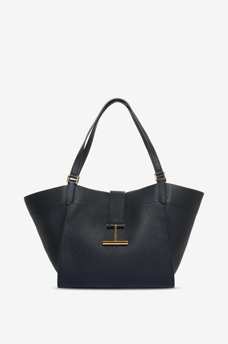 TOM FORD Tara Medium grained leather tote bag Women BLACK 1