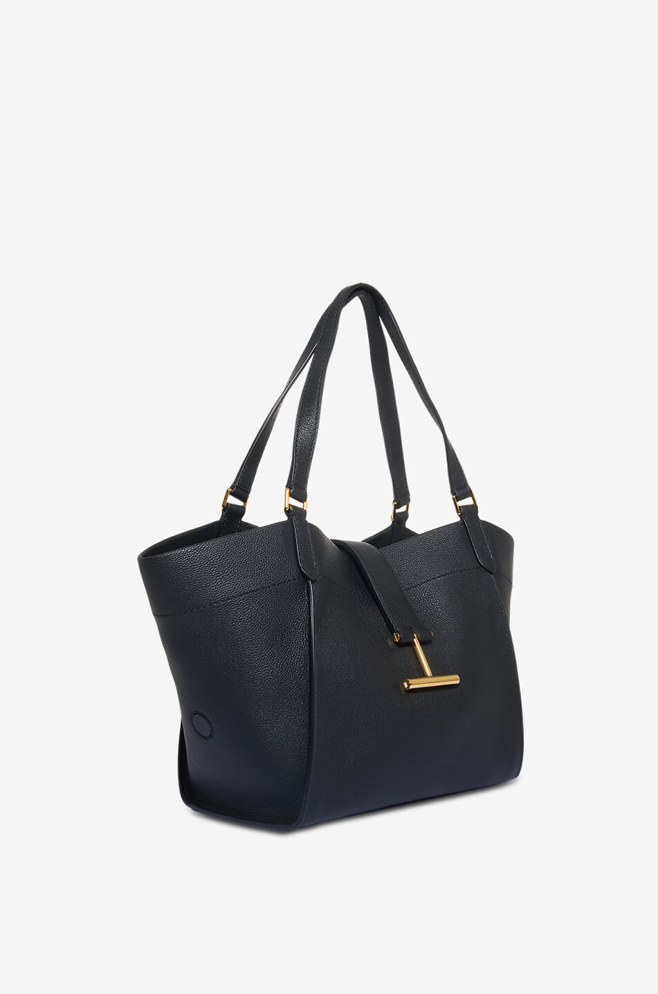 TOM FORD Tara Medium grained leather tote bag Women BLACK 2