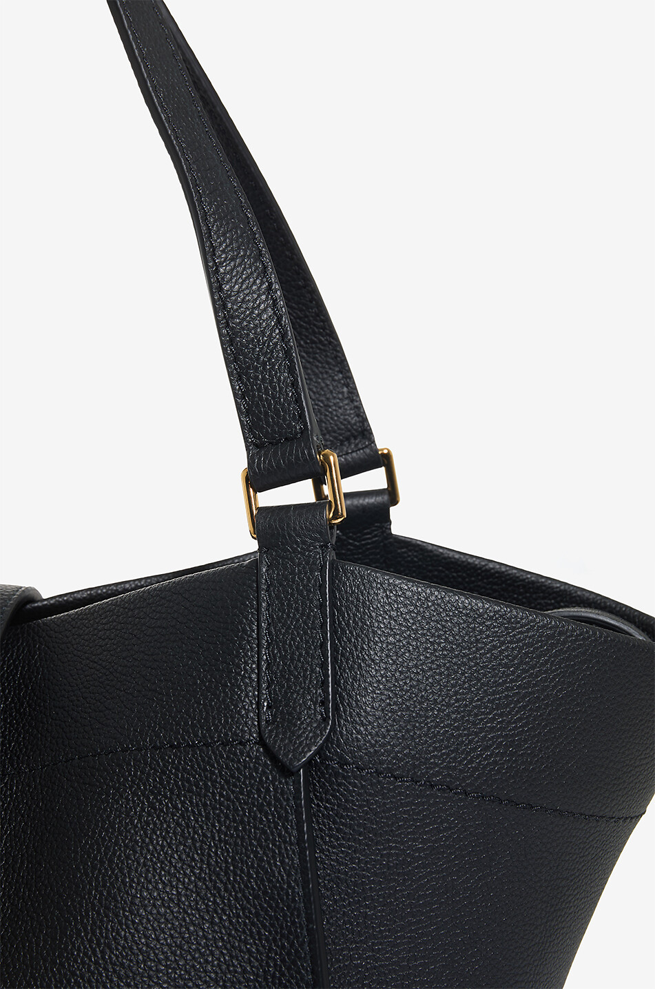 TOM FORD Tara Medium grained leather tote bag Women BLACK 5