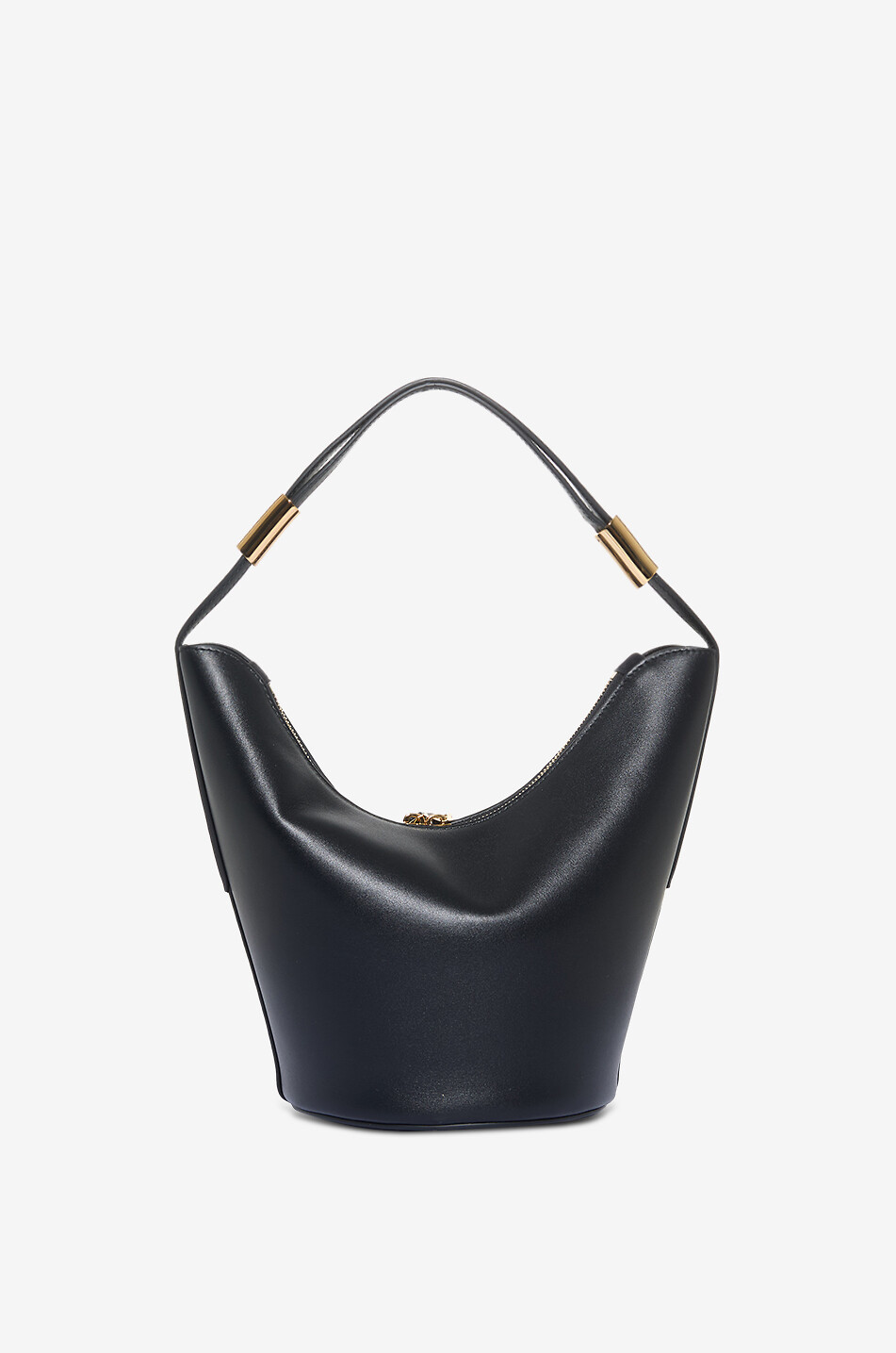 ALAÏA Beutel-Tasche aus Wild- und Glattleder Shape Small Damen SCHWARZ 3