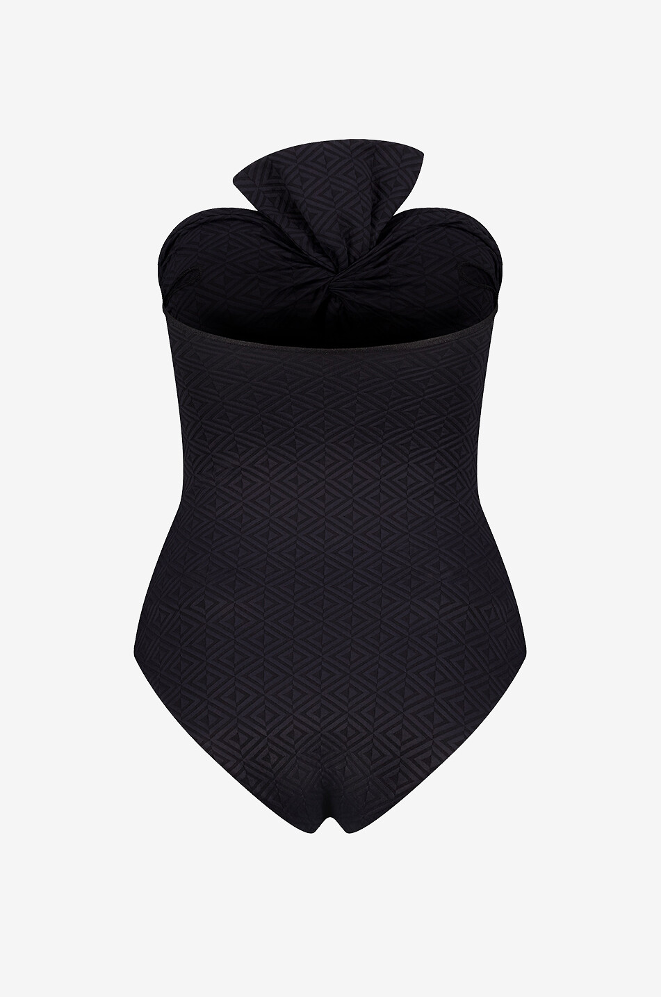 GIRLS MUST HAVE Raquel sleeveless bow detail swimsuit Women BLACK 2