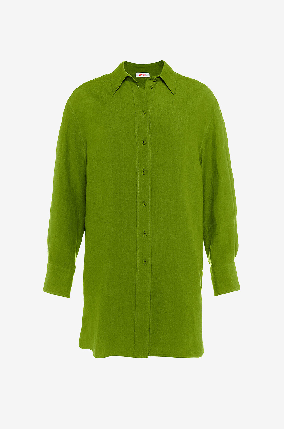 ERES Mignonette long linen shirt Women GREEN 1