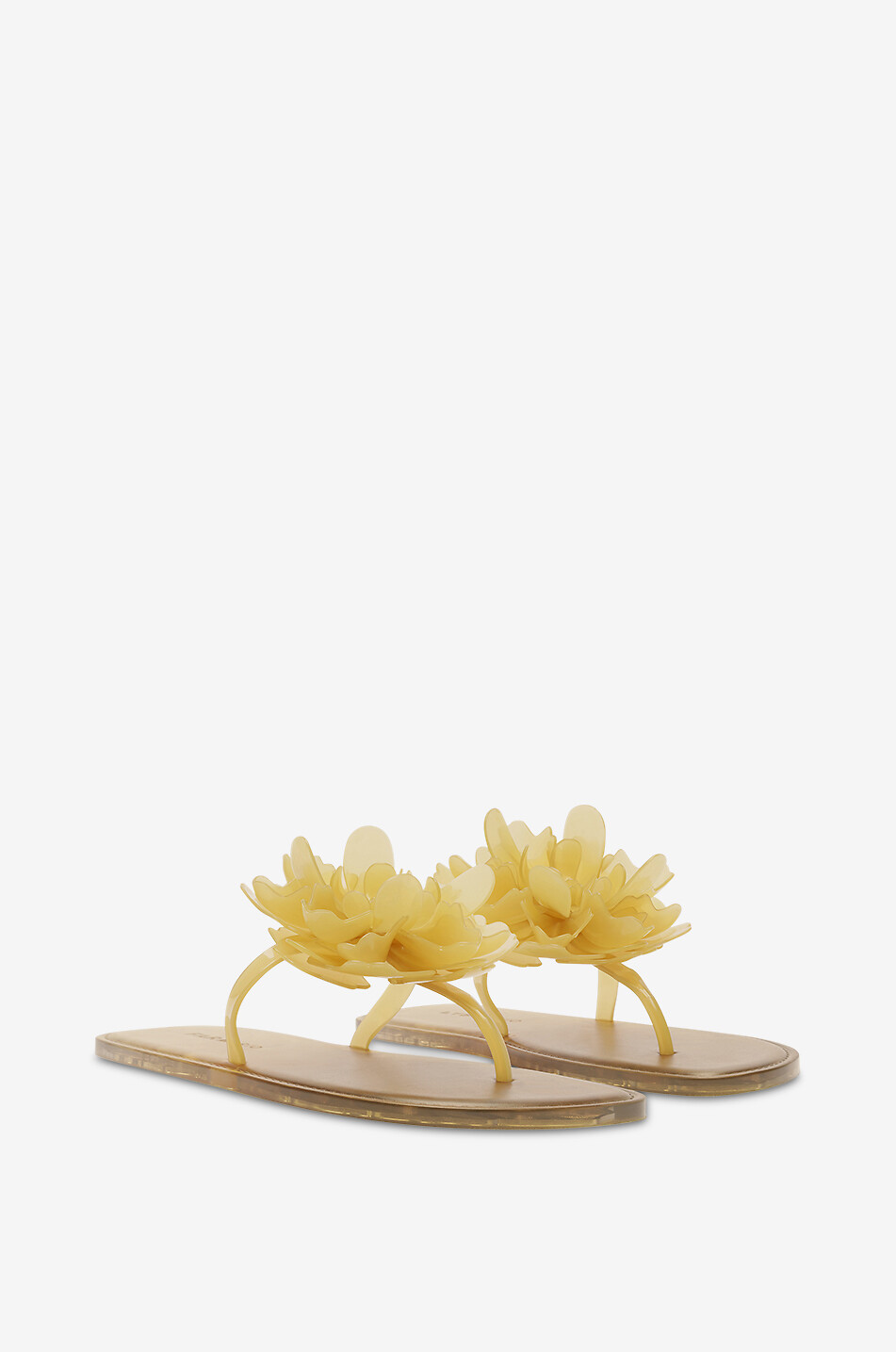 Flower Jelly Buttermilk flip-flops