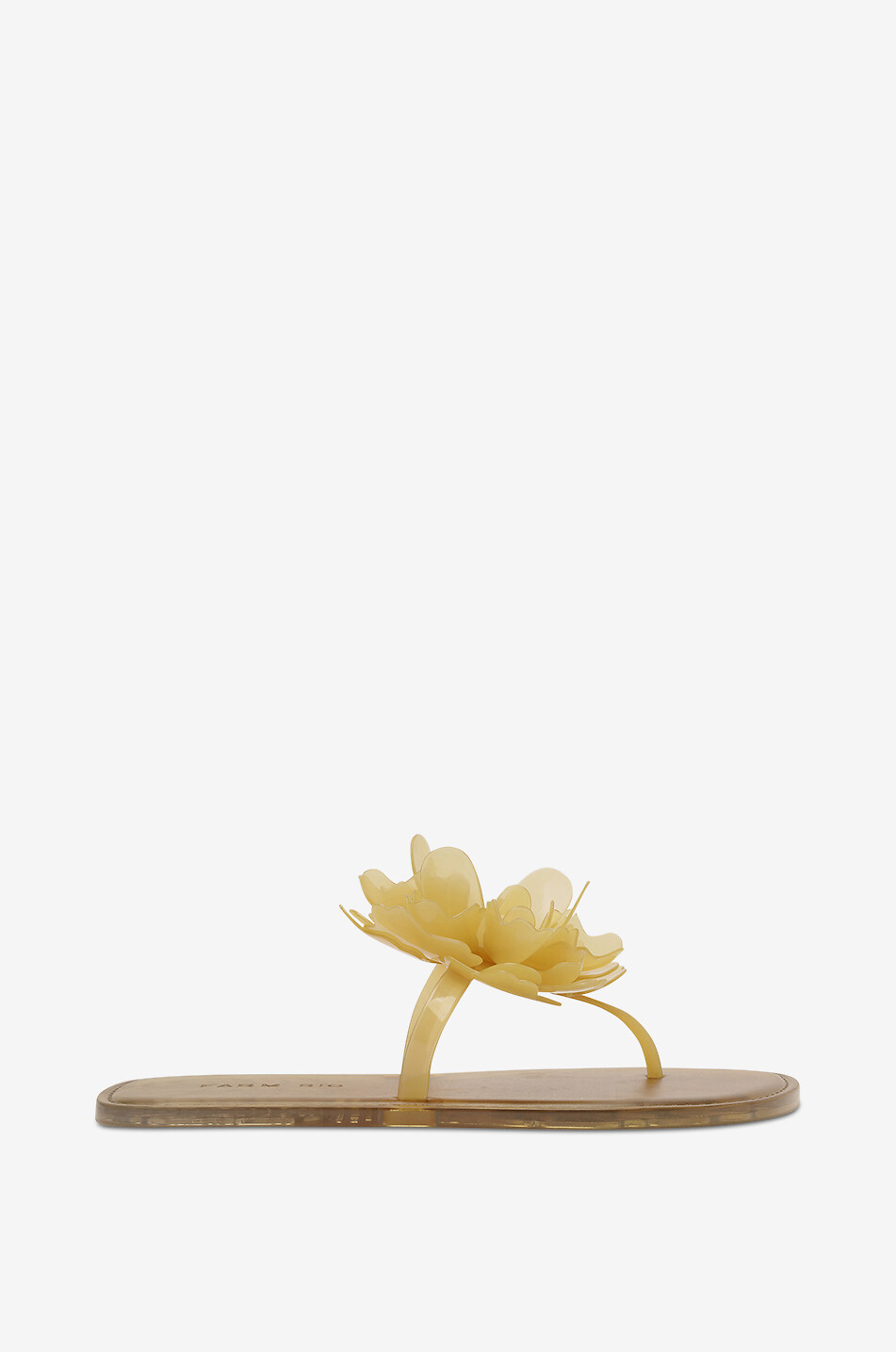 FARM RIO Flower Jelly Buttermilk flip-flops Women YELLOW 2
