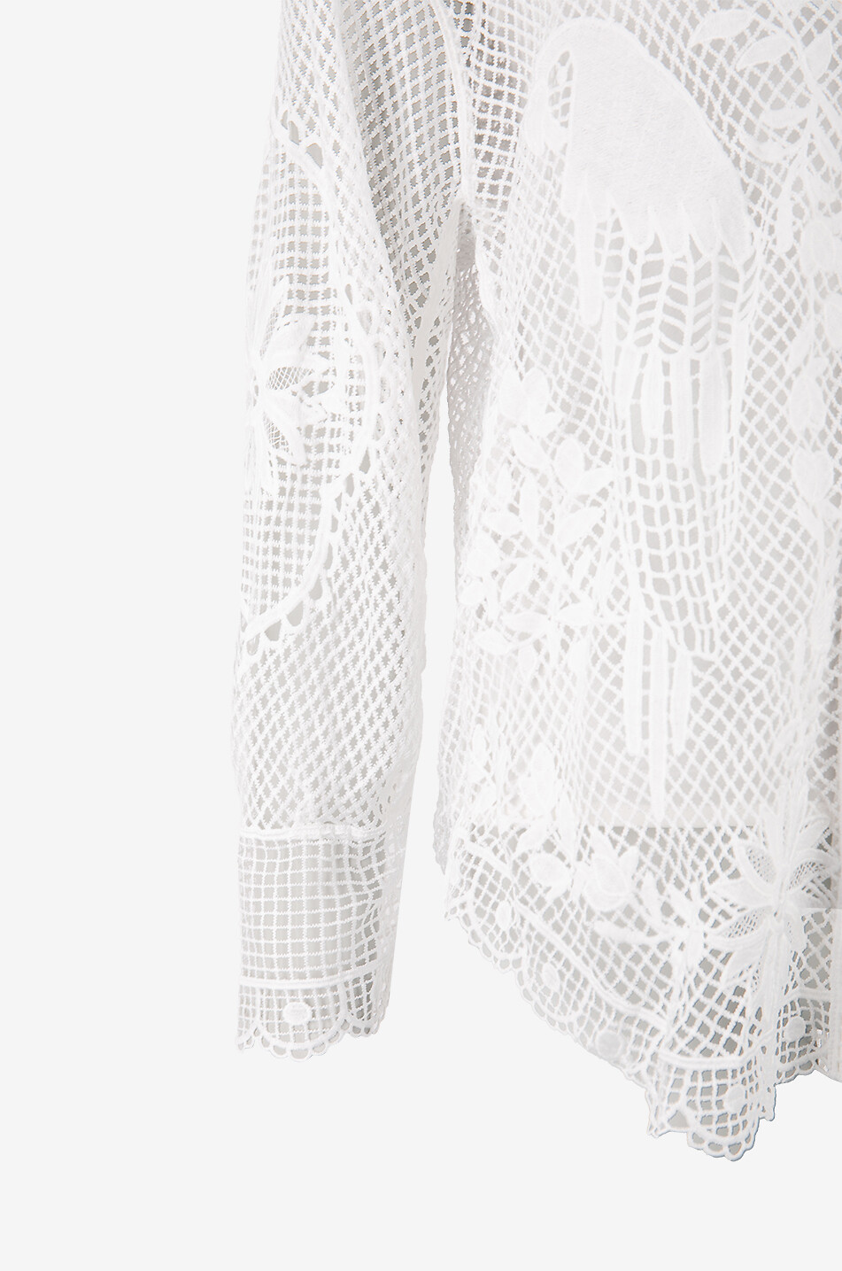 FARM RIO Hemd aus Klöppelspitze Landscape Damen WEISS 6