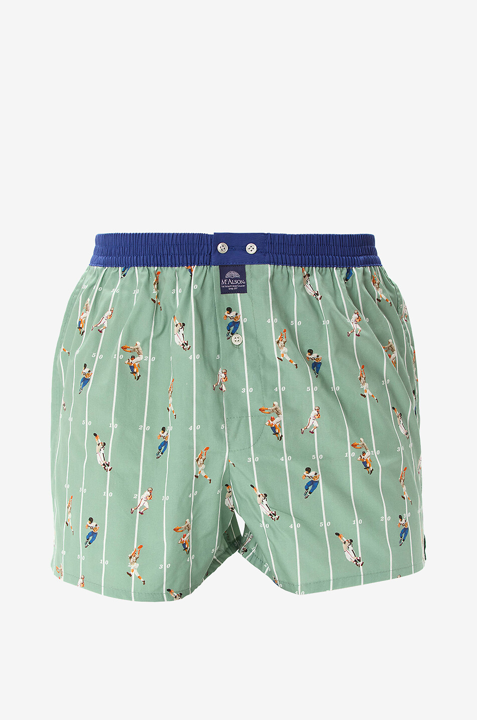 Boxershorts aus Baumwolle American Football