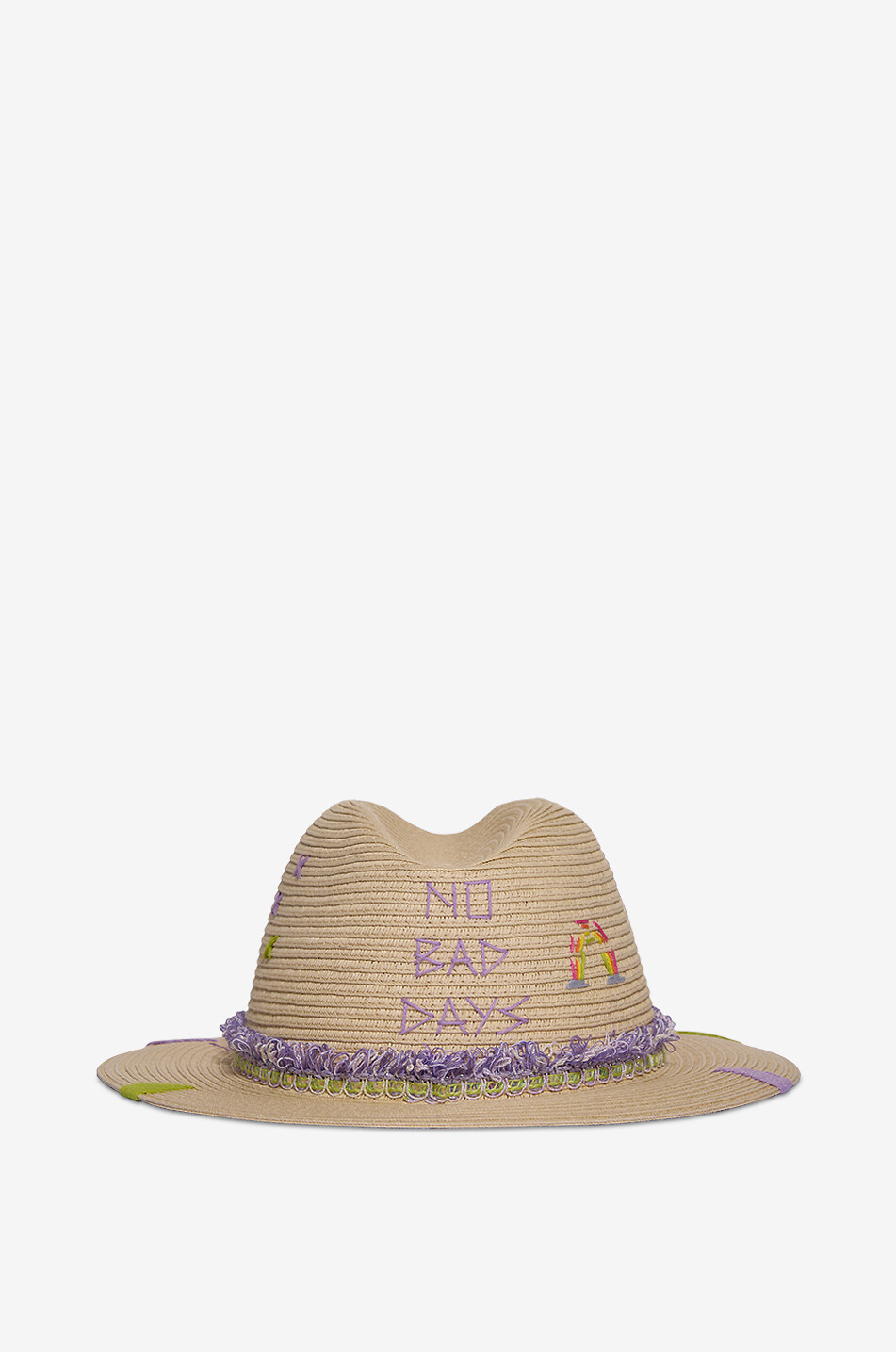 THE HAT GANG Chapeau en papier No Bad Days Femme BEIGE 4