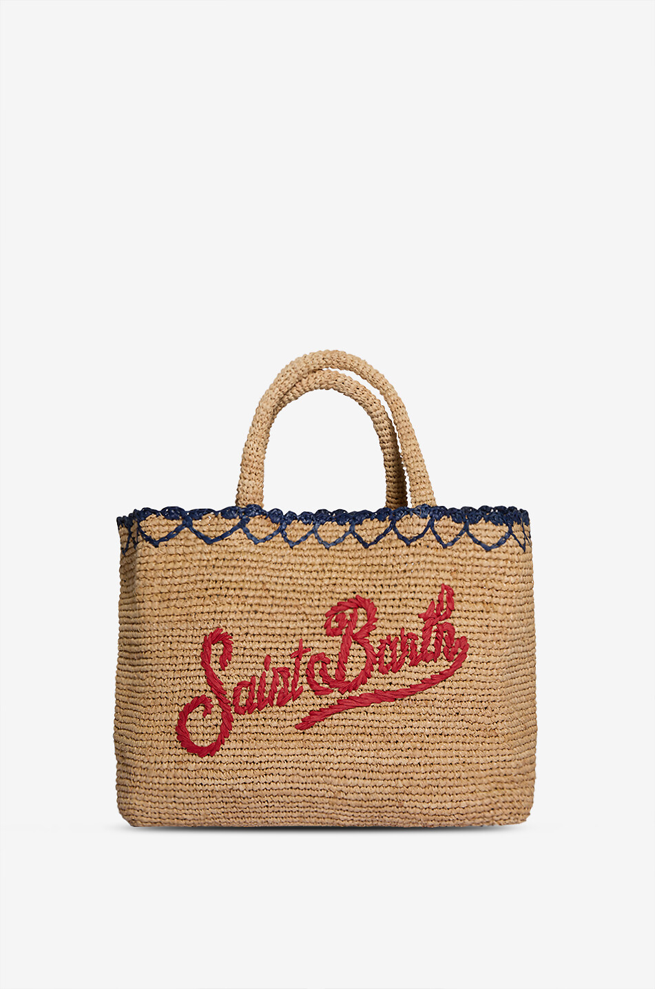 Beach Mid raffia tote bag