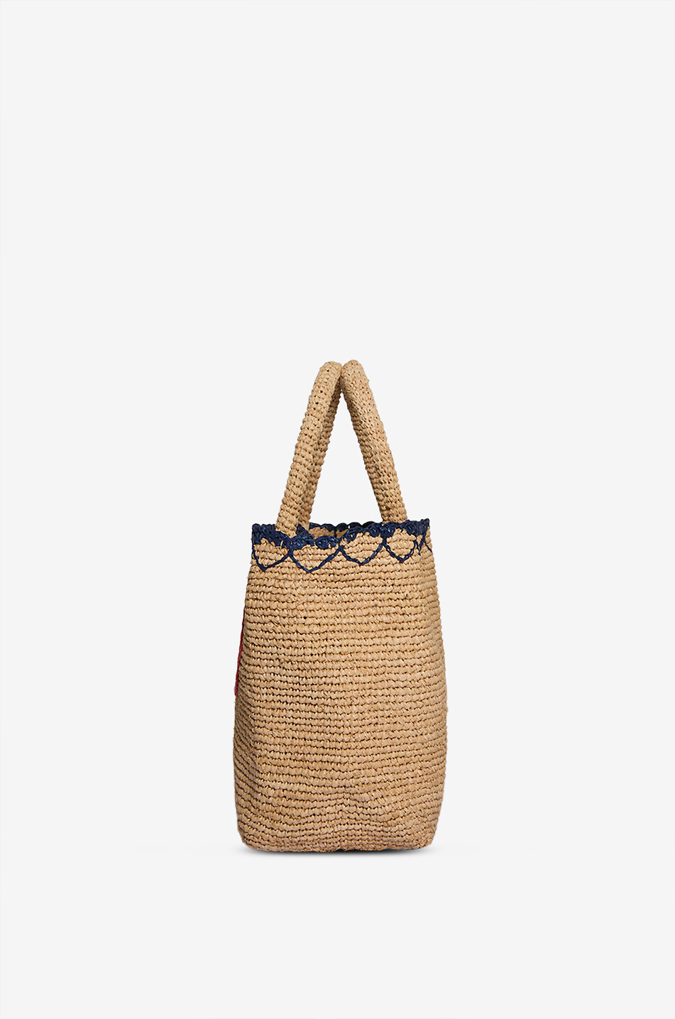 MC2 SAINT BARTH Cabas en raphia Beach Mid Femme BEIGE 4